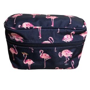 Vera Bradley Flamingo Toiletry Makeup Case